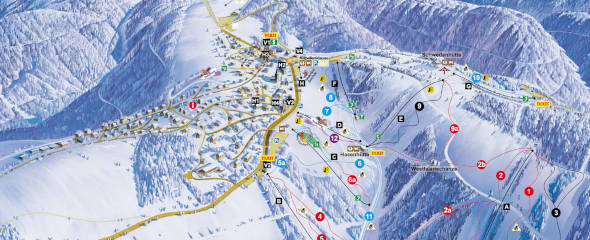 Karte des Skikarussell Altastenberg