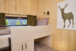 Etagenbett in Schlafzimmer im UplandParcs Sauerland
