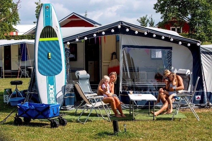 Camping mit Kindern in Holland am Badesee