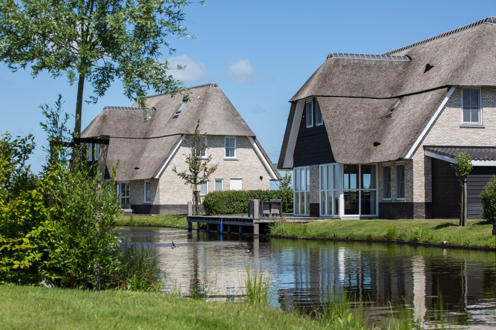 Luxe vakantiehuizen aan het water Friese Meren Villas